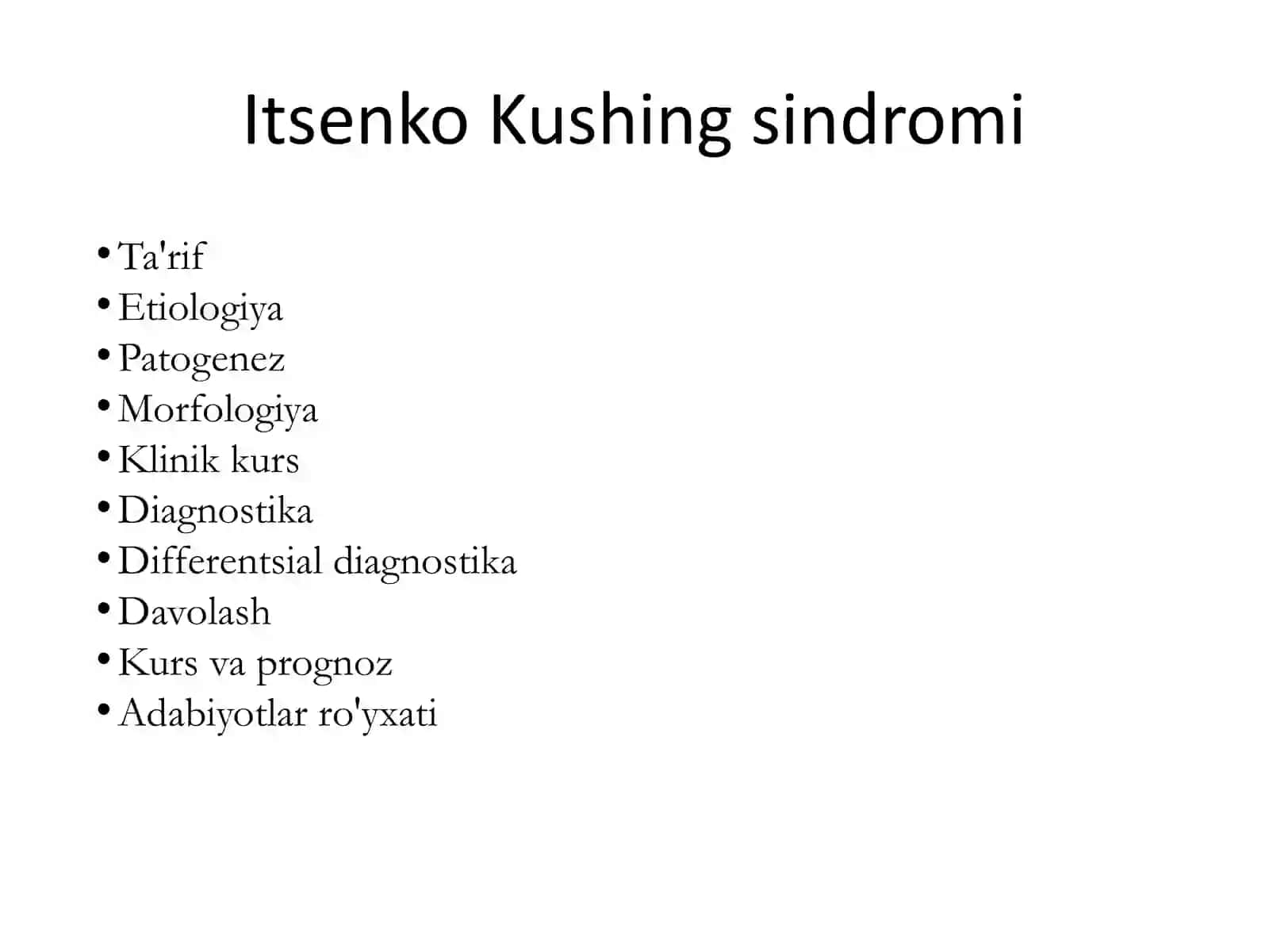 Itsenko Kushing Sindromi 2