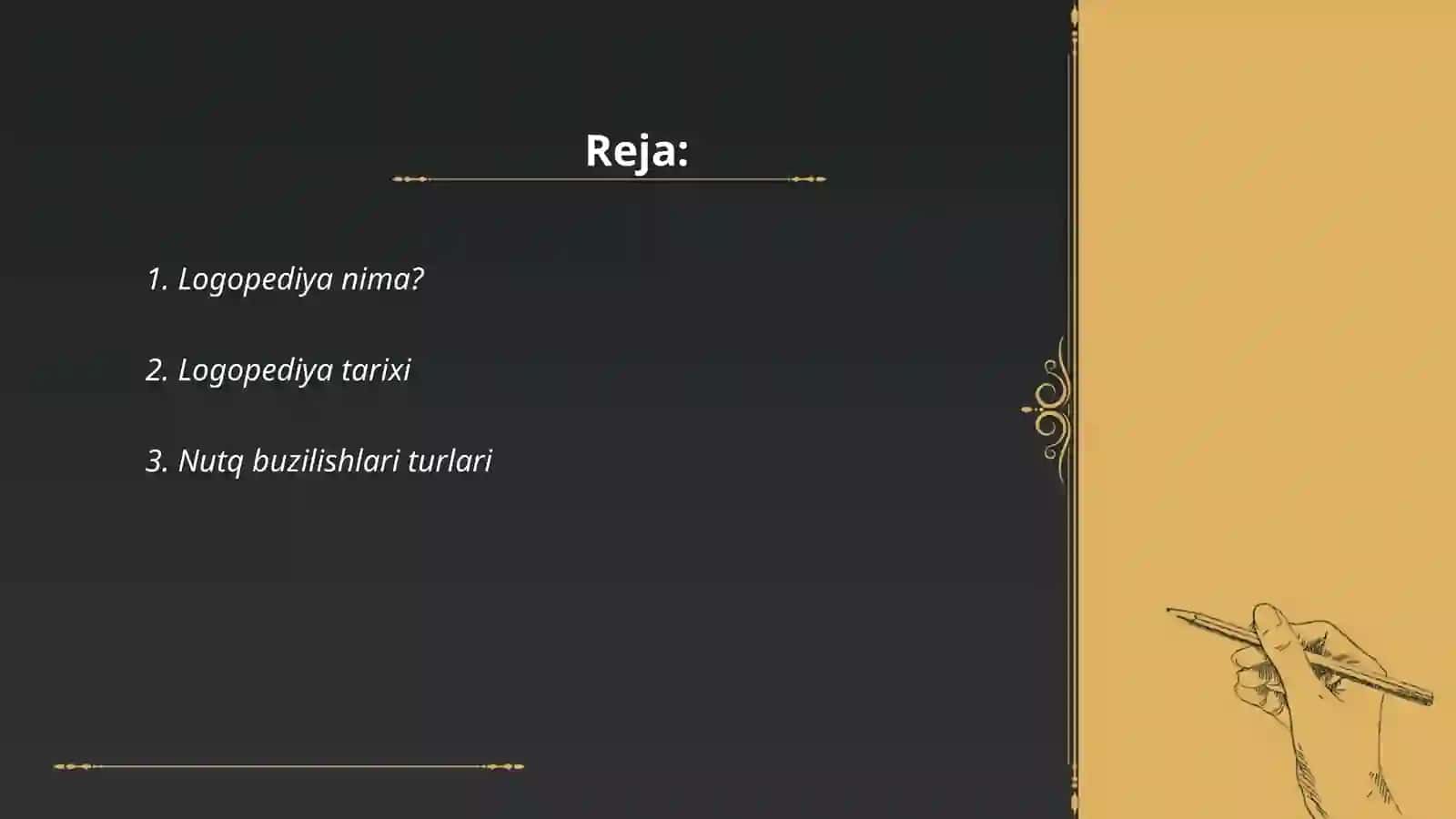 Logopediya fani va vazifalari 2