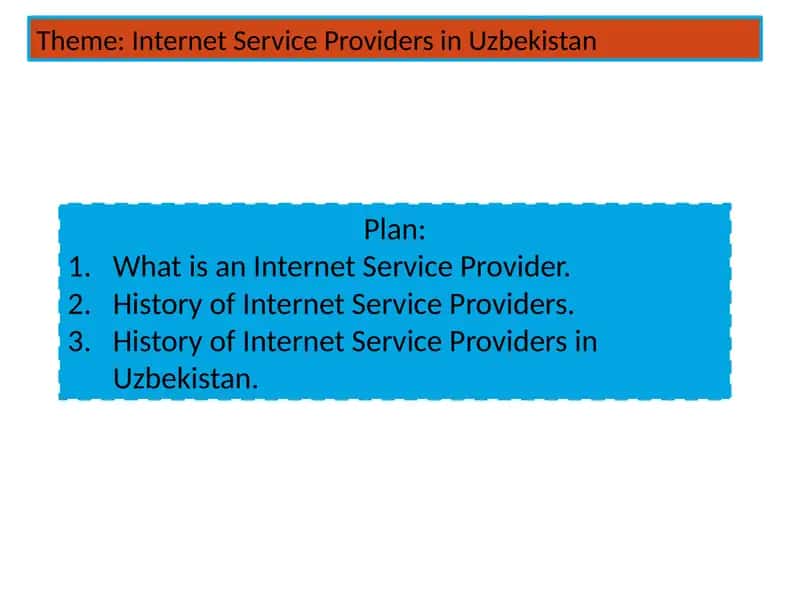 Internet Service Providers in Uzbekistan 2