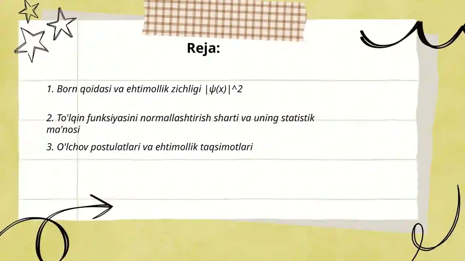 Tõlqin funksiyasining statistik talqini va ehtimoliyat 2