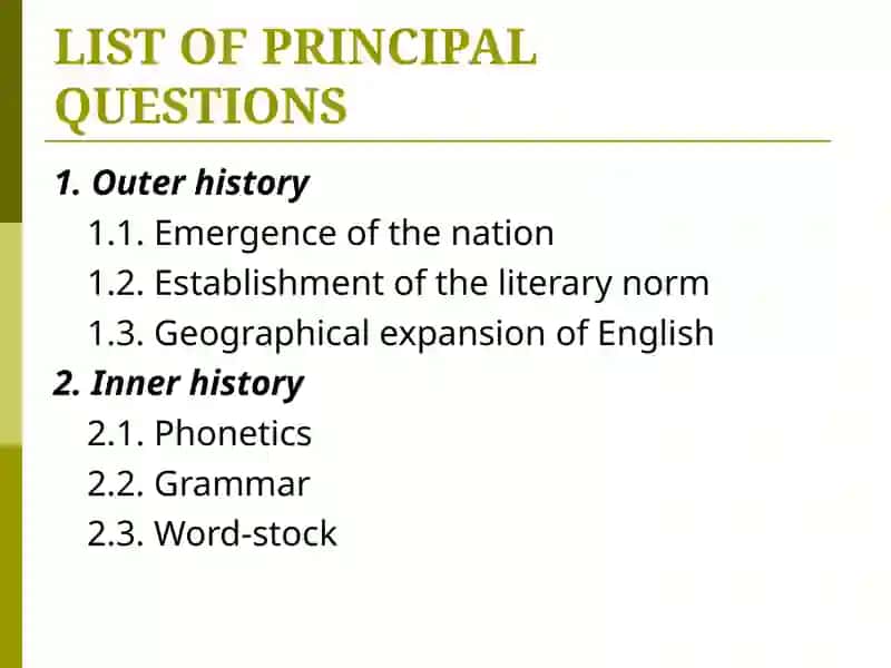 New English Period 2