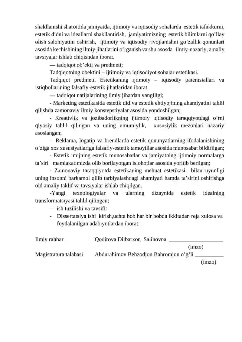MAGISTRLIK DISSERTATSIYASI ANNOTATSIYASI 2