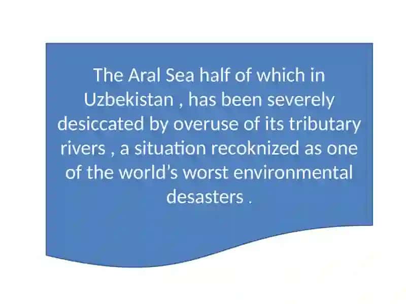 Environmental issues in Uzbekistan 2