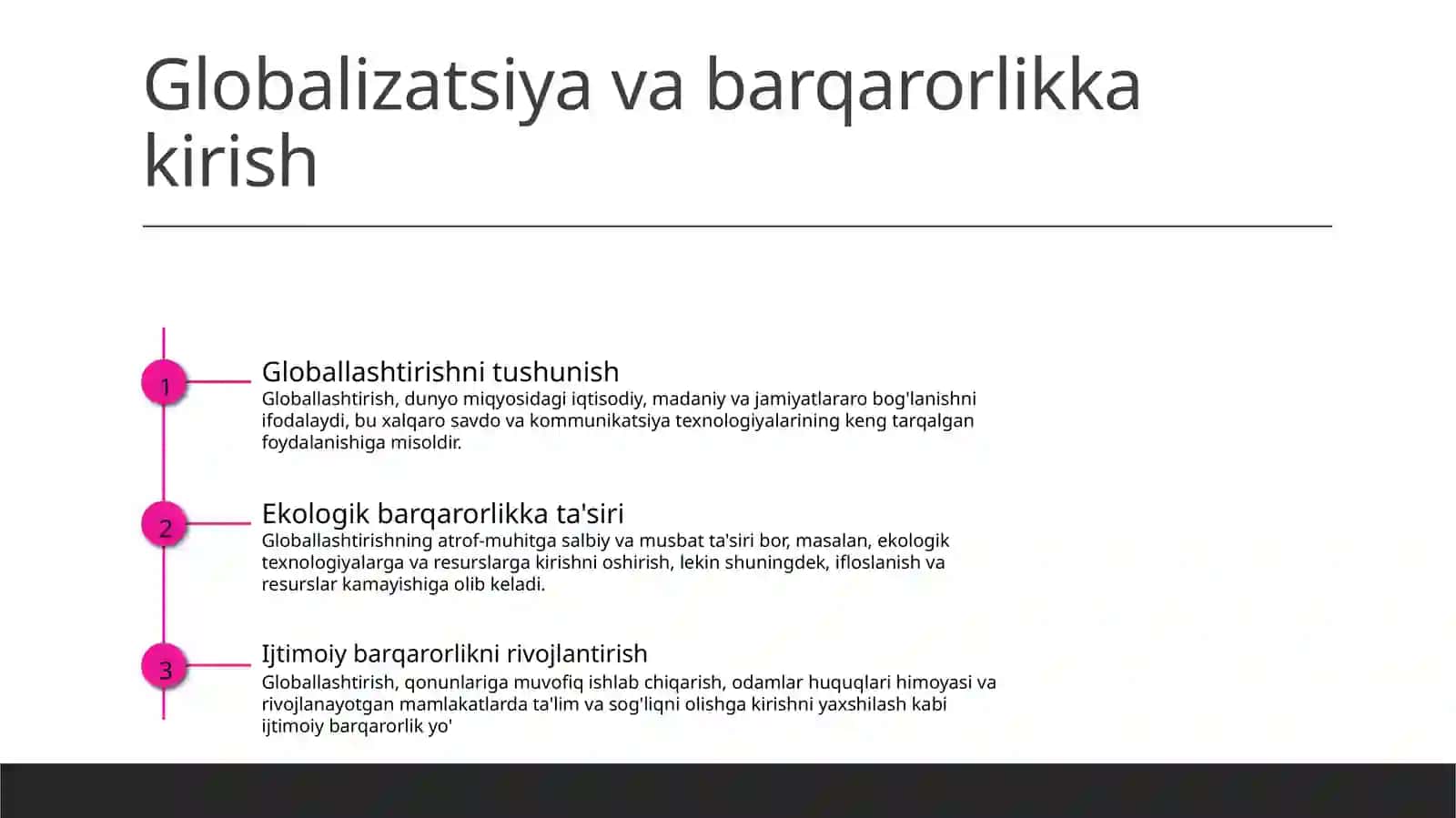 Globallashuv va barqarorlashuv 2