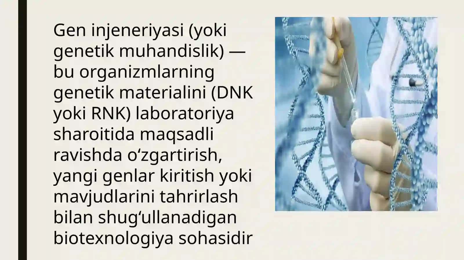 Gen injeneriyasi va nasliynuqsonlar 2