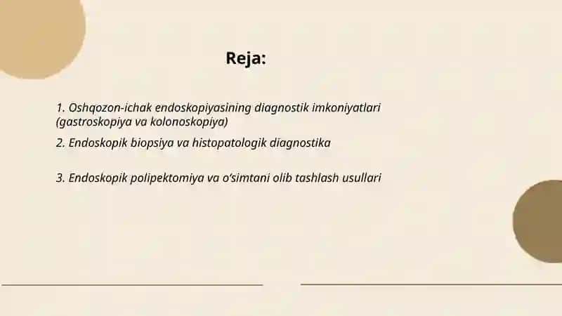 Tibbiyotda endoskopik usullarning qoʻllanilishi 2