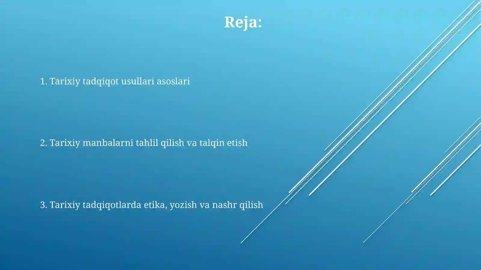 Tarixiy tadqiqot usullari 2