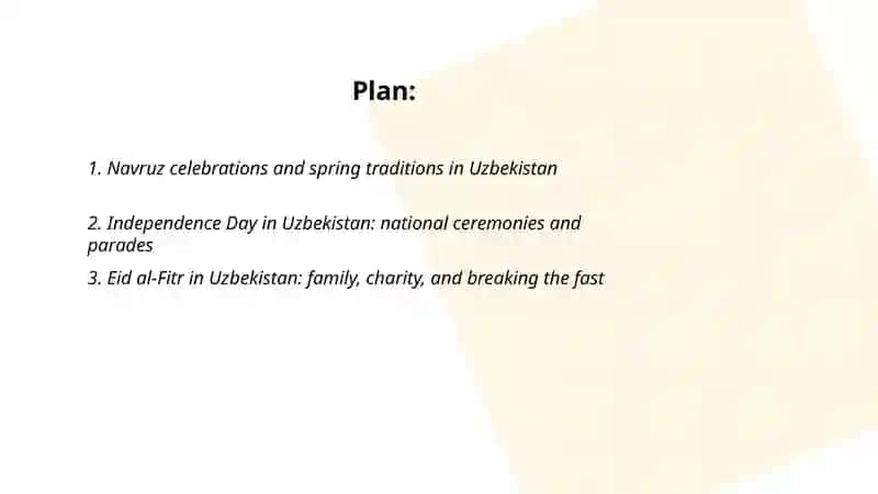the holidays of uzbekistan 2