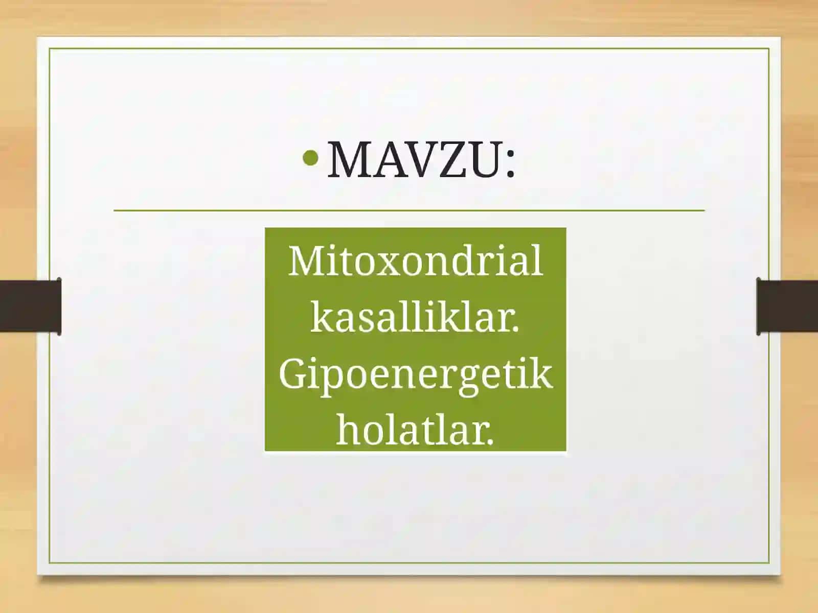 BIOKIMYO MUSTAQIL ISHI 2