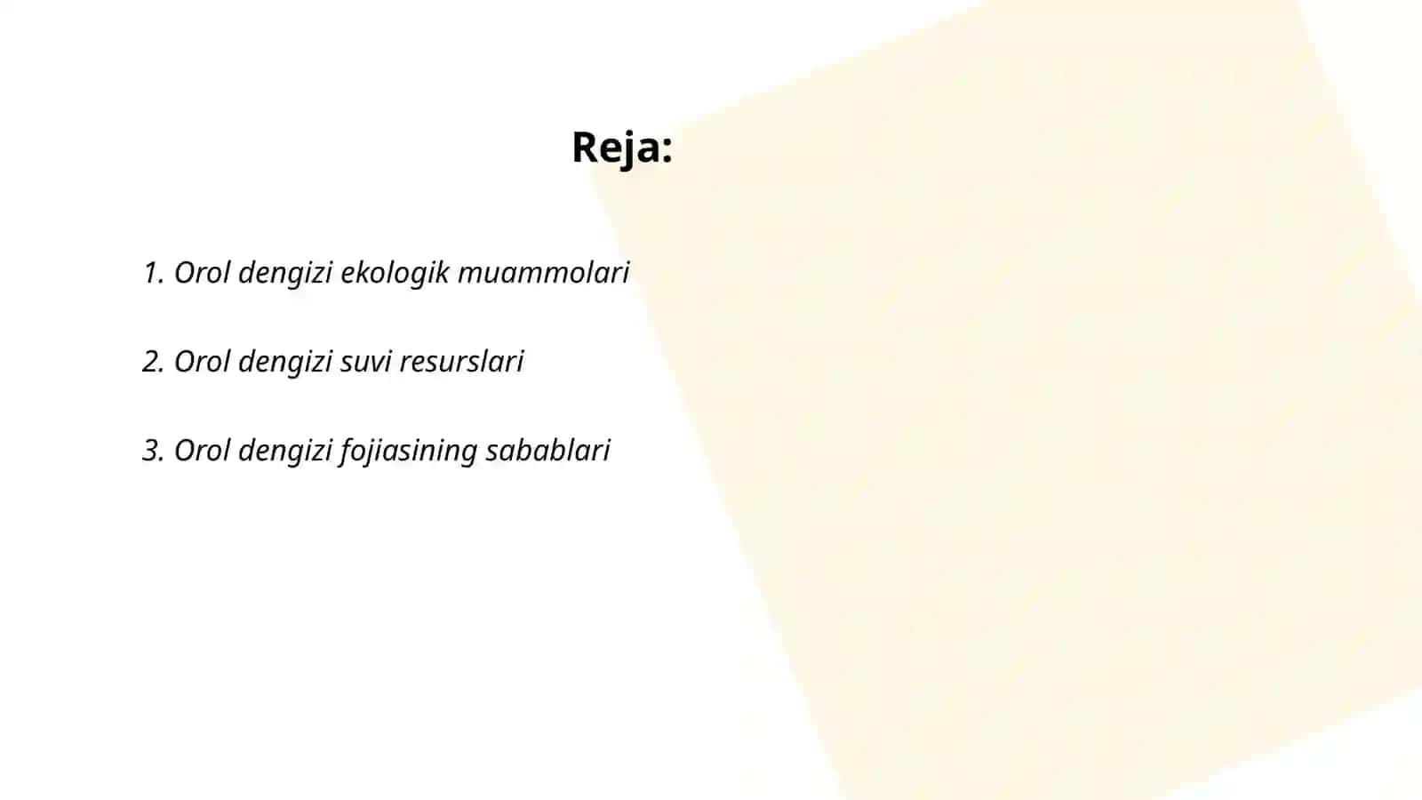 Orol dengizi fojiasi 2