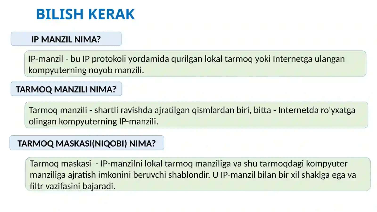 INTERNET TARMOG’IDA MANZILLASH 2
