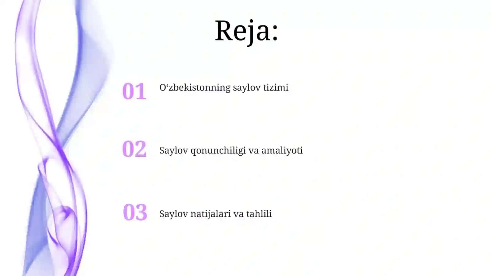 Oʻzbekistonda saylov tizimi 2