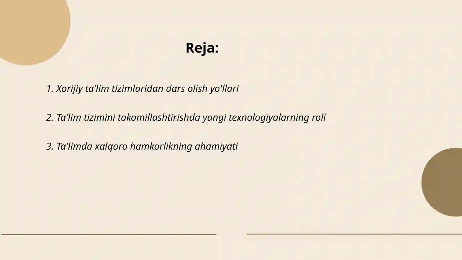 Xorijiy ta'lim tizimlaridan dars olish yo'llari 2