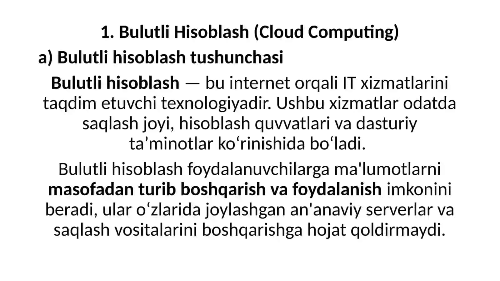 Katta Ma’lumotlar (Big Data) 2