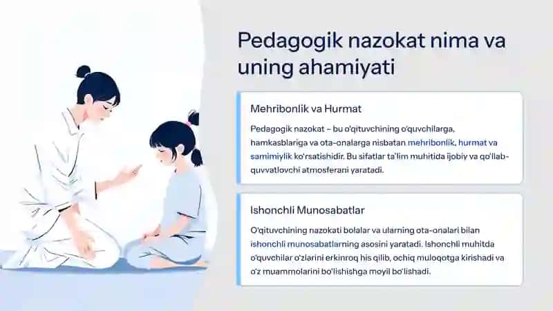 Pedagogik nazokat va hushmuomallik 2