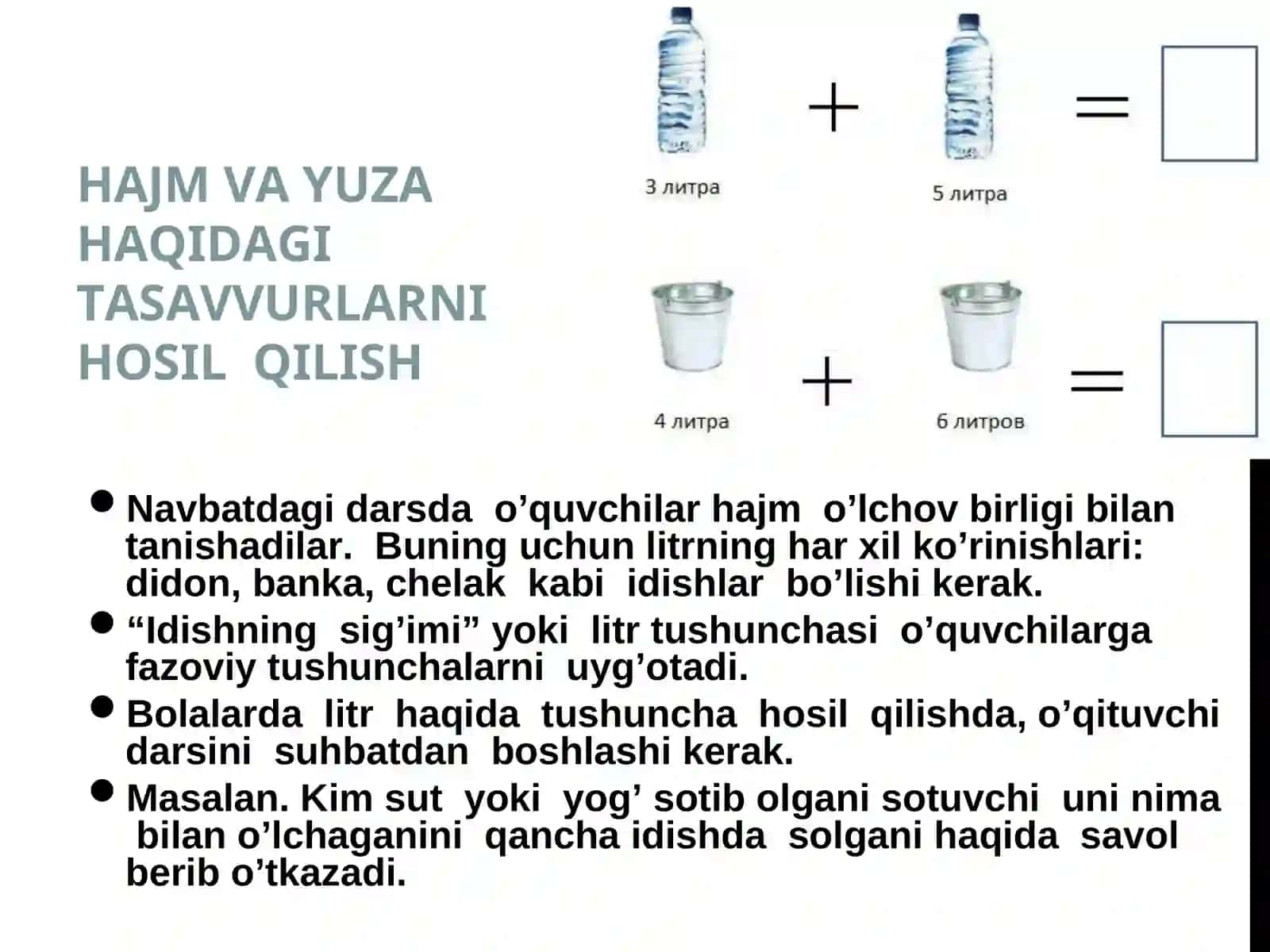 O'QUVCHILARGA GEOMETRIYA ELEMENTLARINI O'RGATISH USULLARINI QO'LLAY OLISH 2