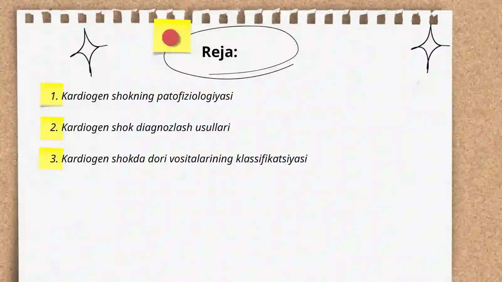 Kardiogen shokning farmokoterapiyasi 2