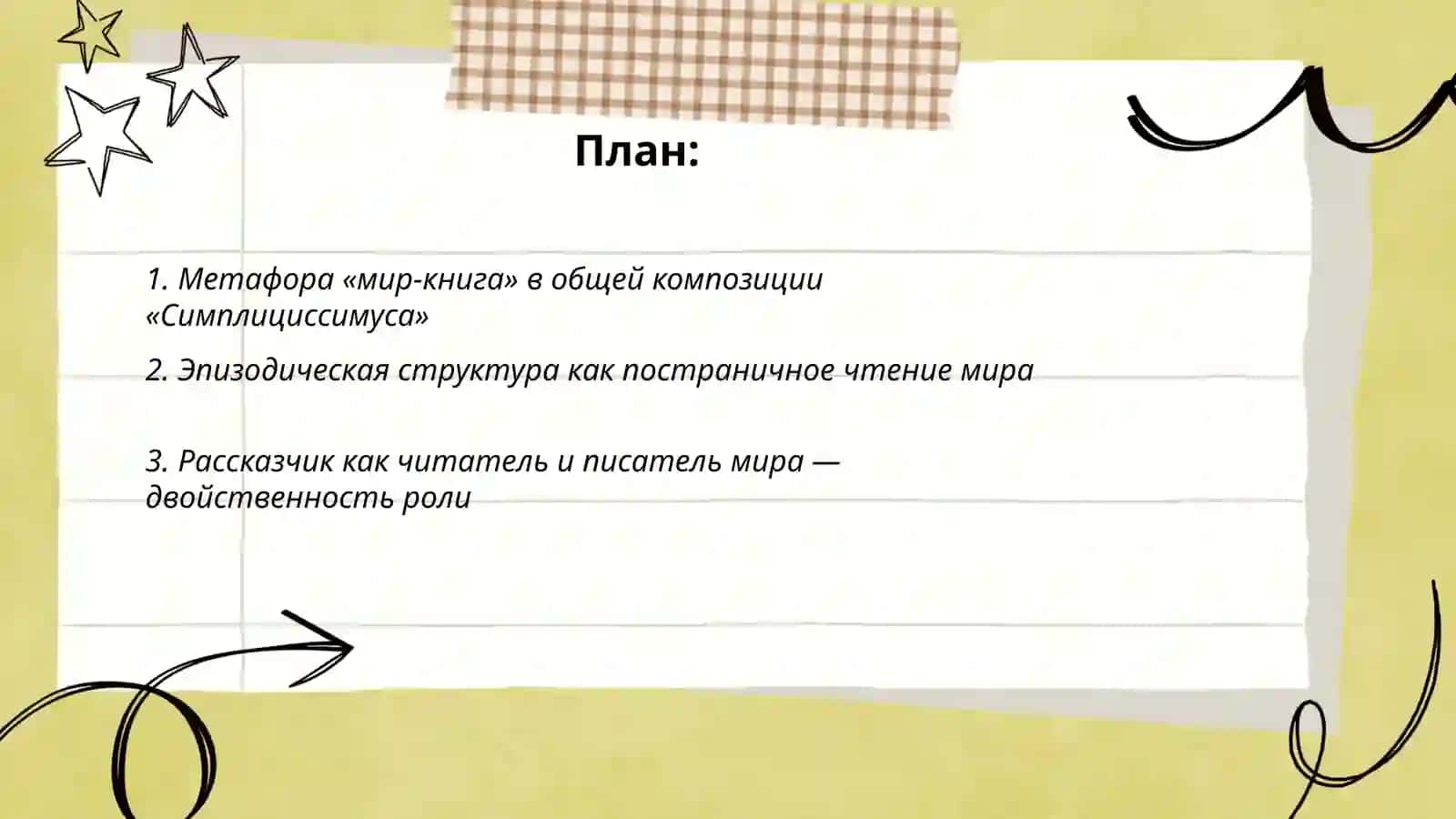 Отражение метафоры "мир-книга" в структуре "Симплициссимуса" 2