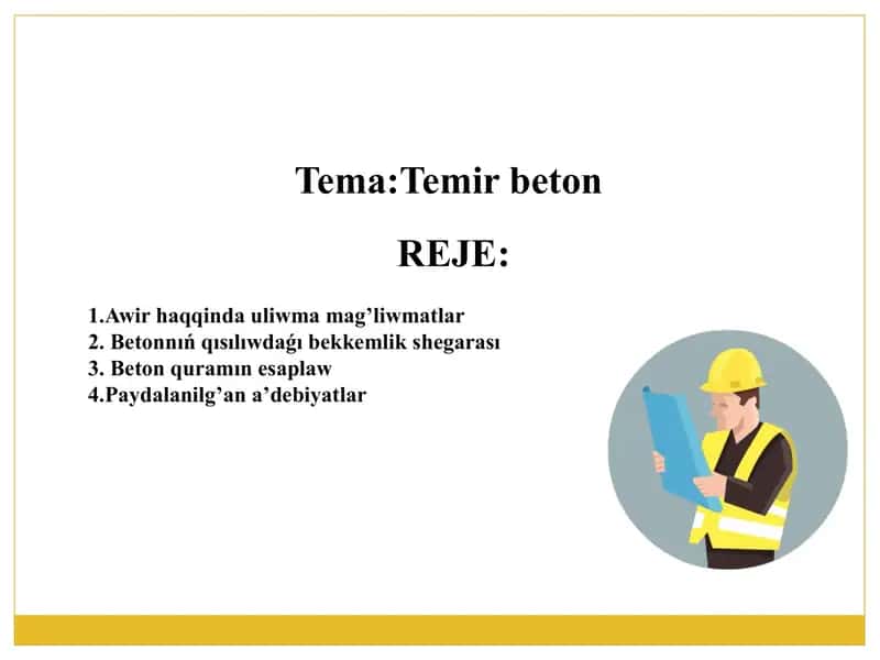 Temir Beton haqqinda 2