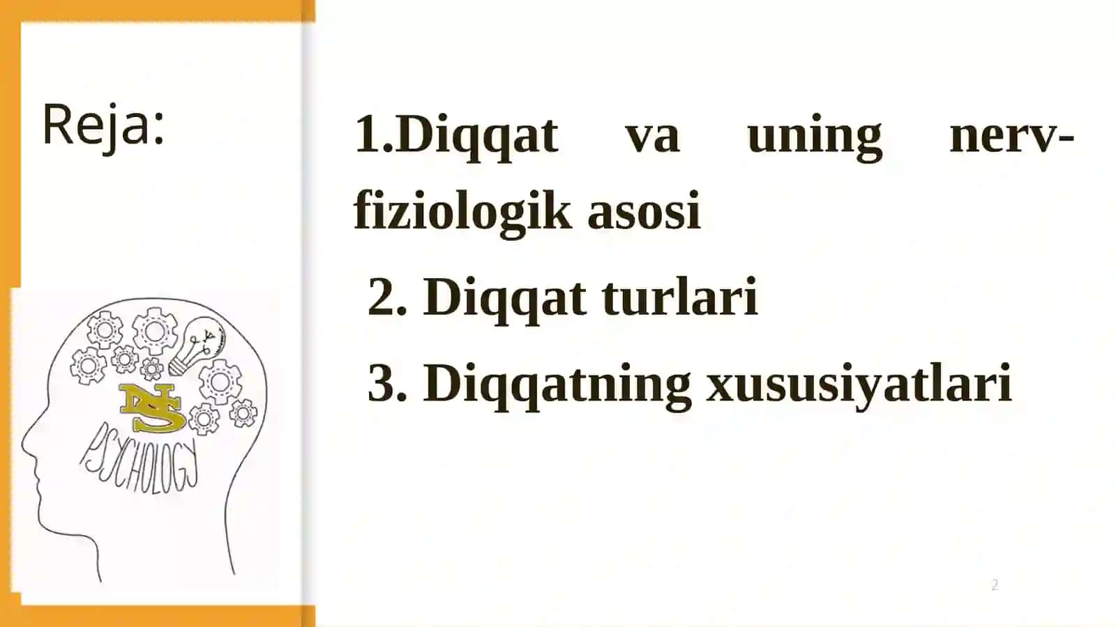 Diqqat haqida tushuncha 2