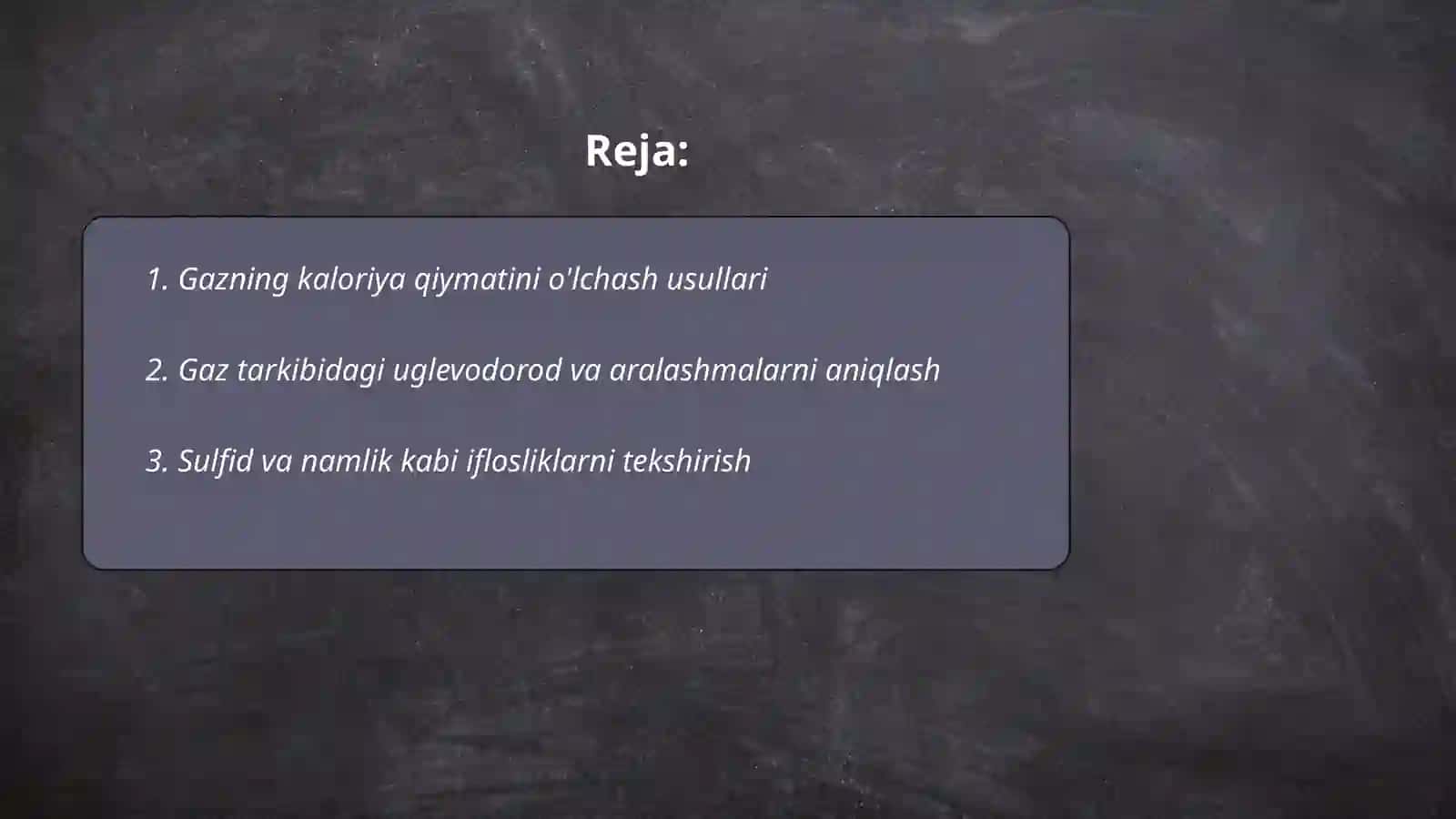 Gazning kaloriya qiymatini o‘lchash usullari 2