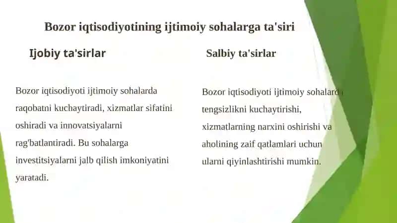 Bozor iqtisodiyoti sharoitida ijtimoiy sohalar: Muammolar va yechimlar 2