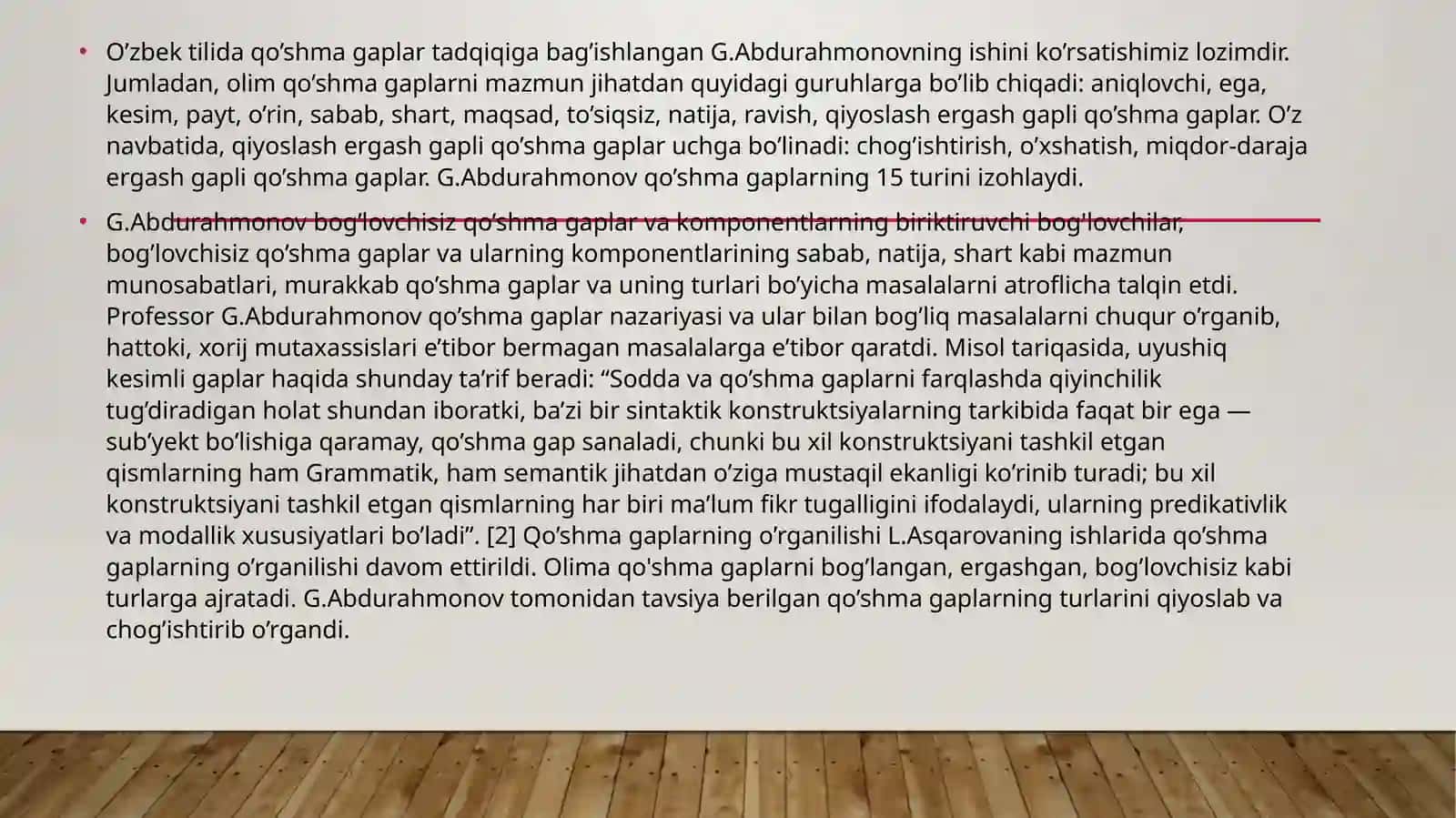 O'zbek tilshunosligida qo'shma gaplar tahlili va tadqiqi 2