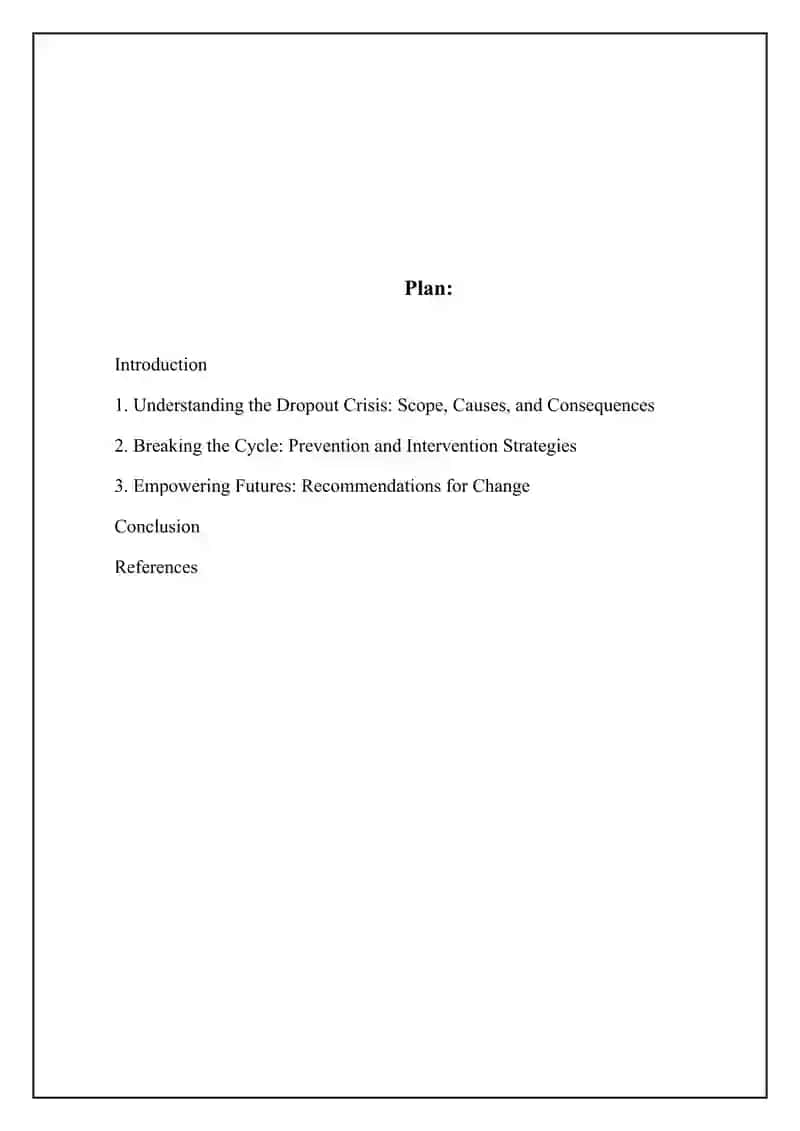 Understanding the Dropout Crisis: Scope, Causes, and Consequences 2