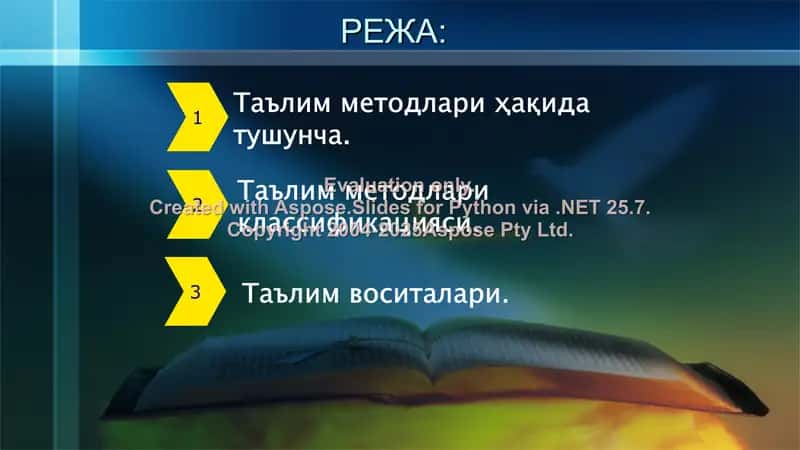 Ta'lim metodlari va vositalari 2