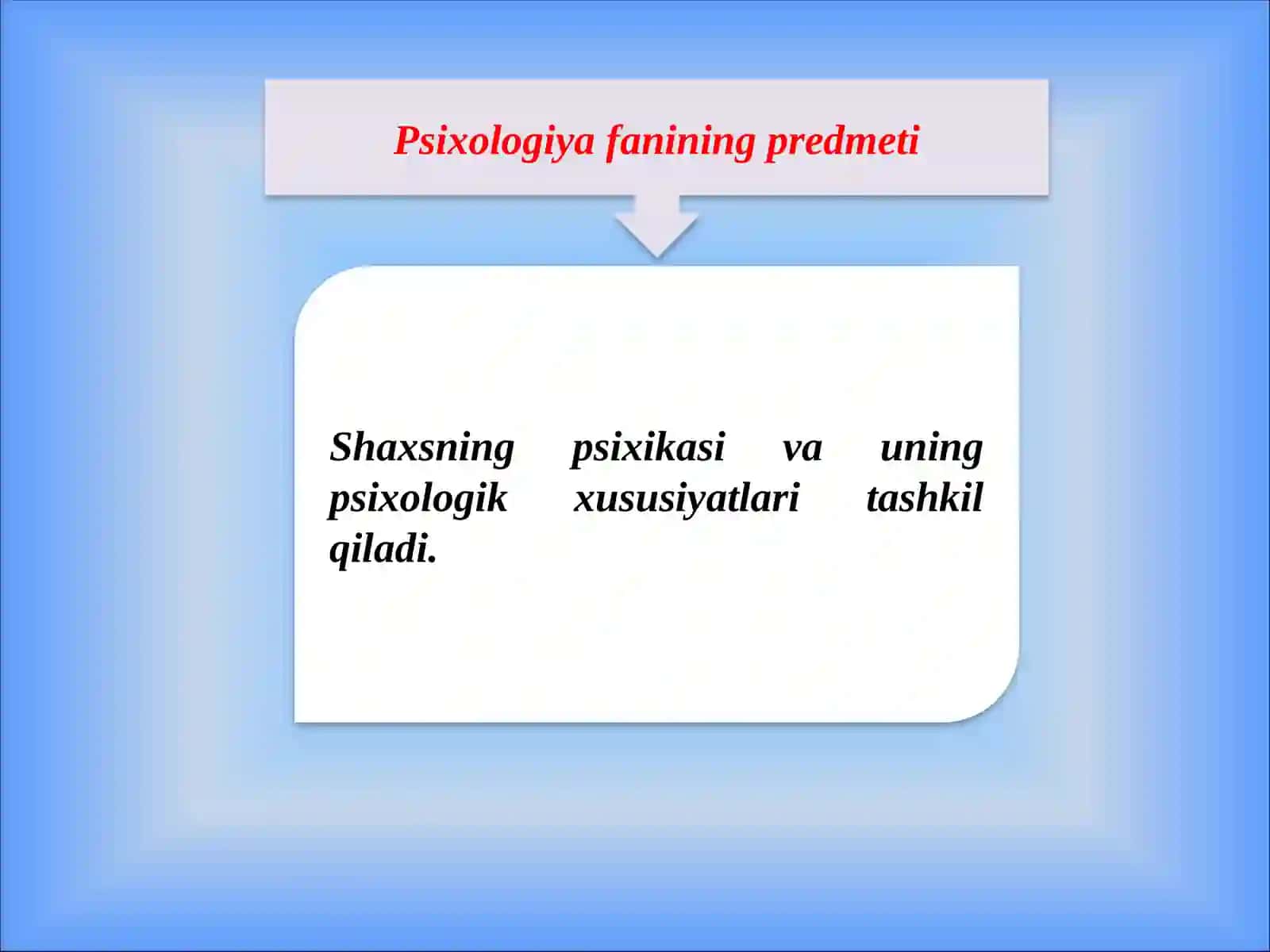 Umumiy psixologiya fani 2