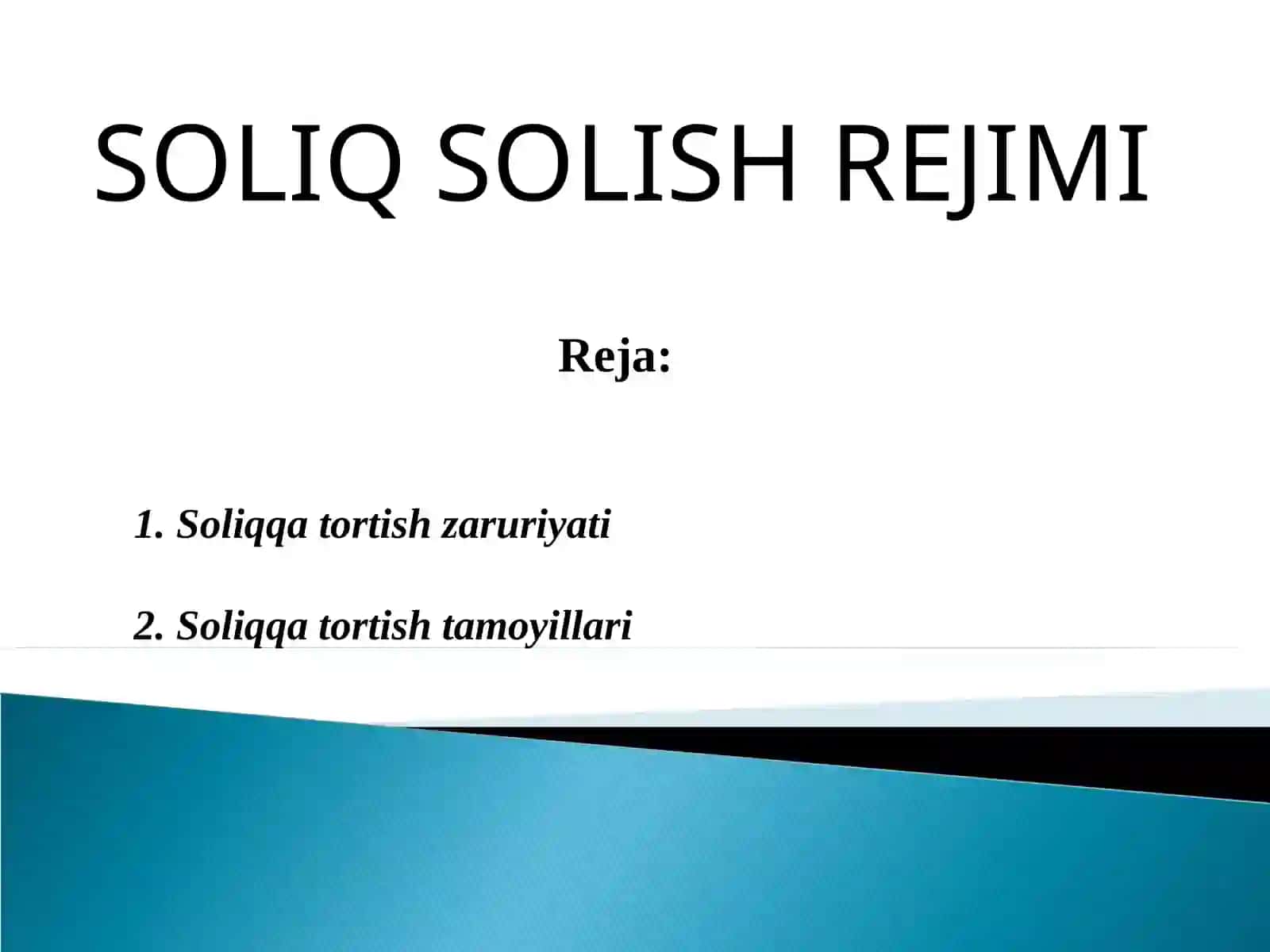 SOLIQLAR VA SOLIQQA TORTISH FAKULTETI 2