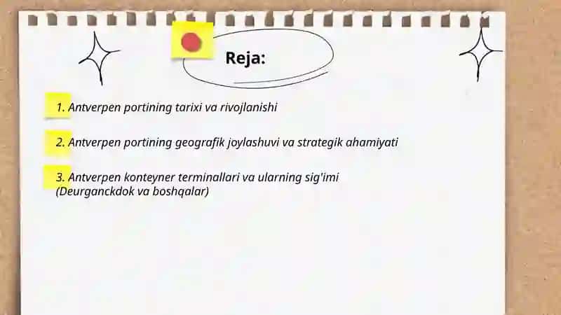 Antverpen portining tarixi va rivojlanishi 2