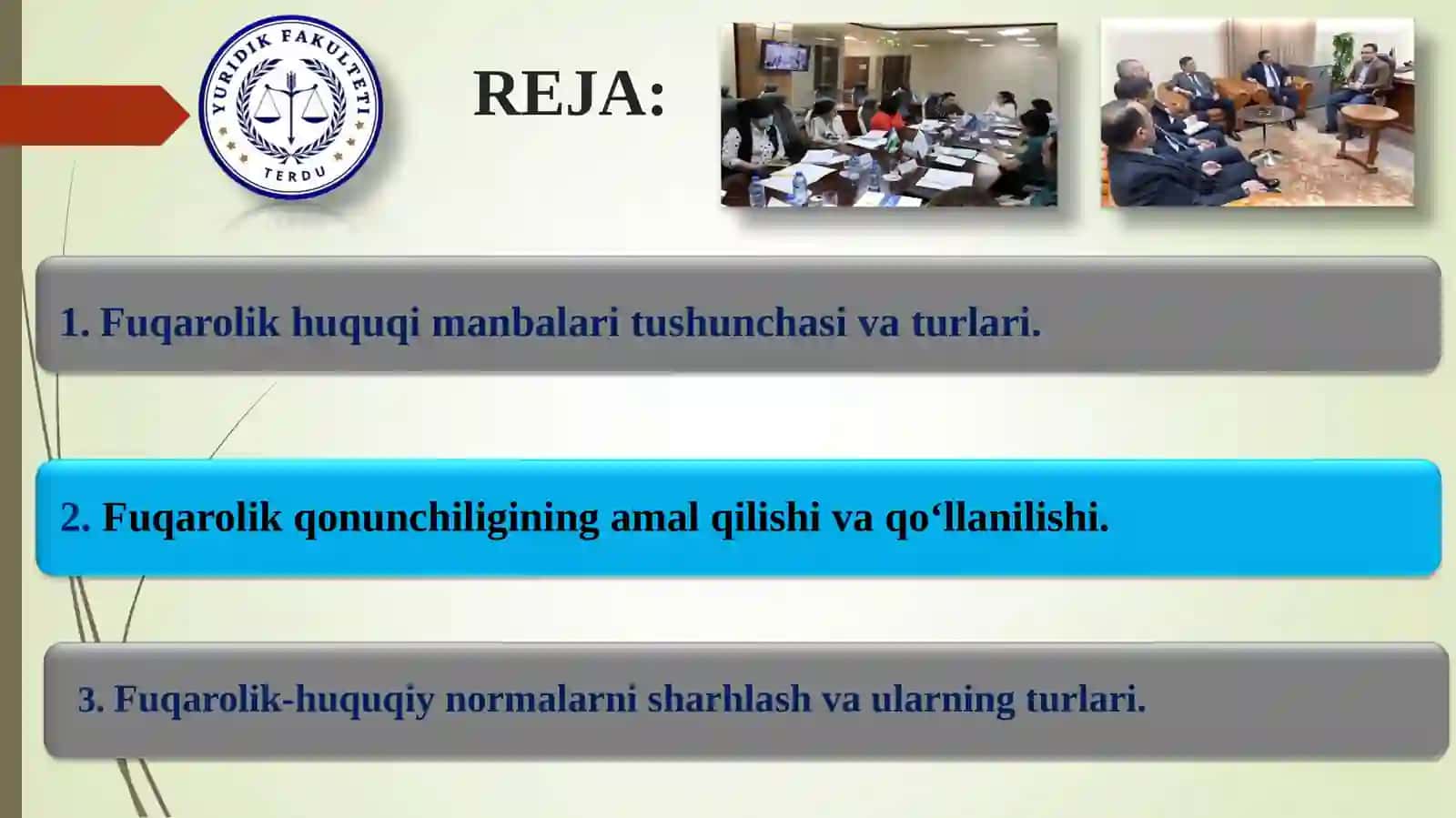 Fuqarolik huquqining manbalari 2