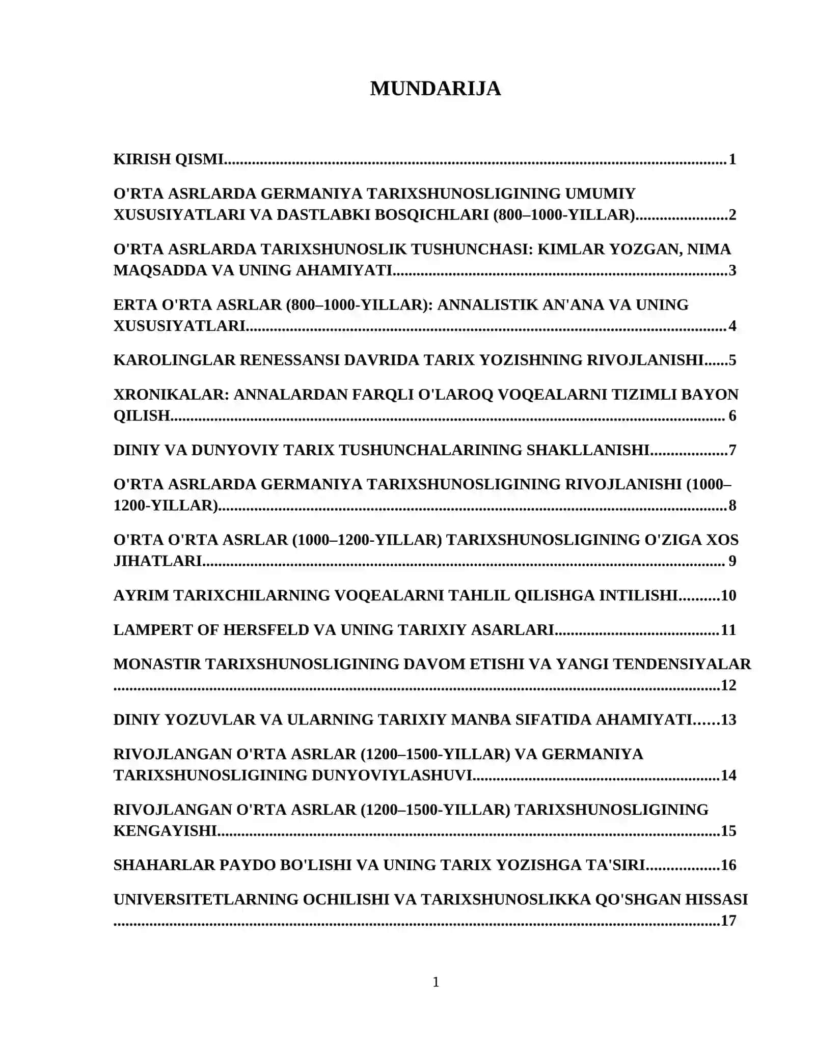Oʻrta asrlarda Germaniya tarixshunosligi (800-1500yillar) 2