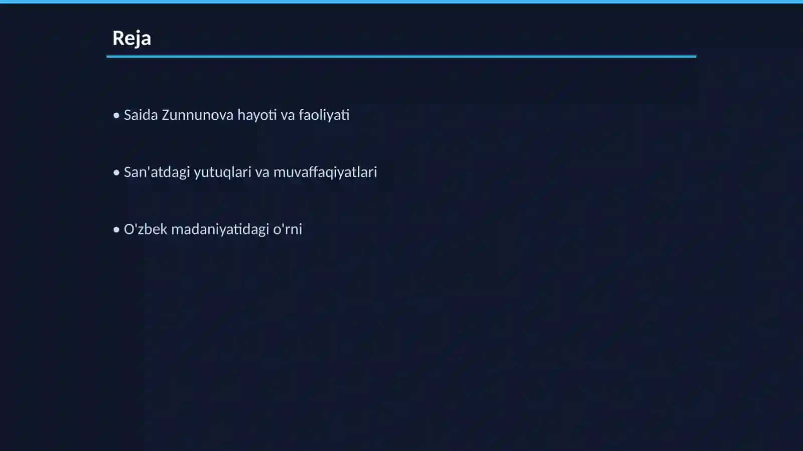 Saida Zunnunova hayoti va faoliyati 2