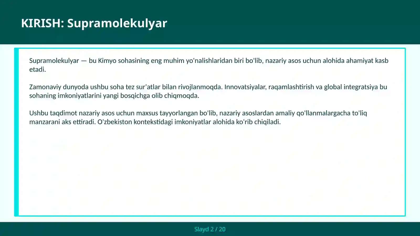 Supramolekulyar 2