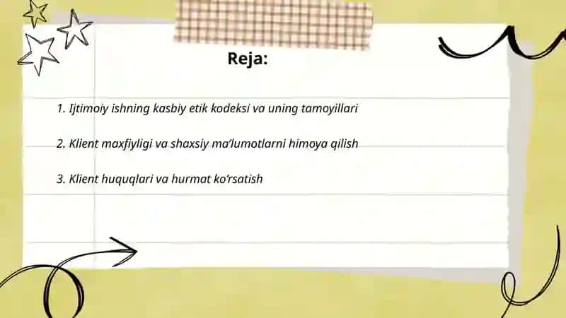 Ijtimoiy ishning kasbiy etikasi 2