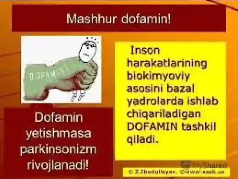 Dofamin va dofaminergik vositalar 2