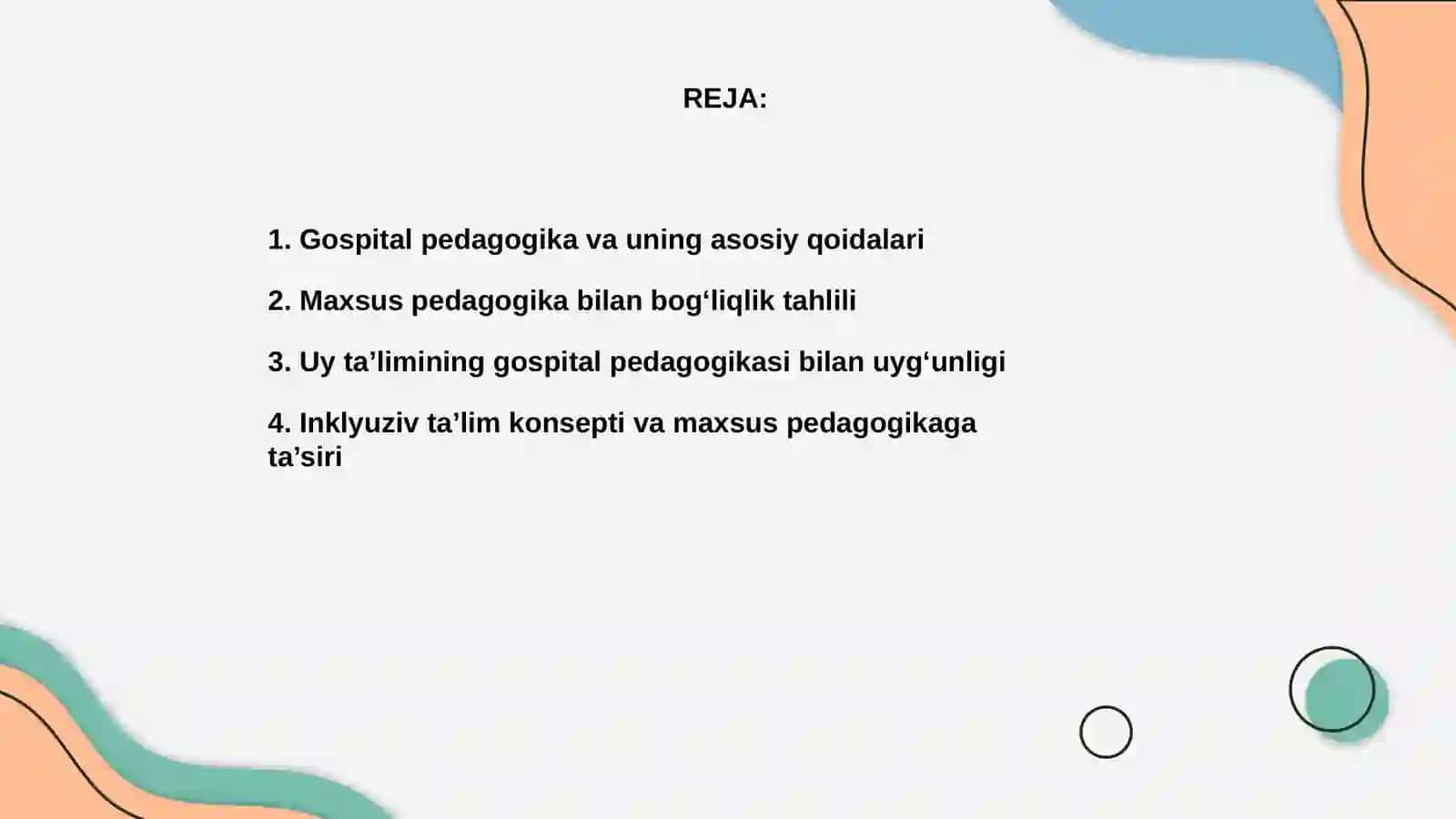 Gospital pedagogika bilan bog‘liqlik 2
