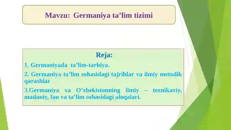 Germaniya ta’lim tizimi 2