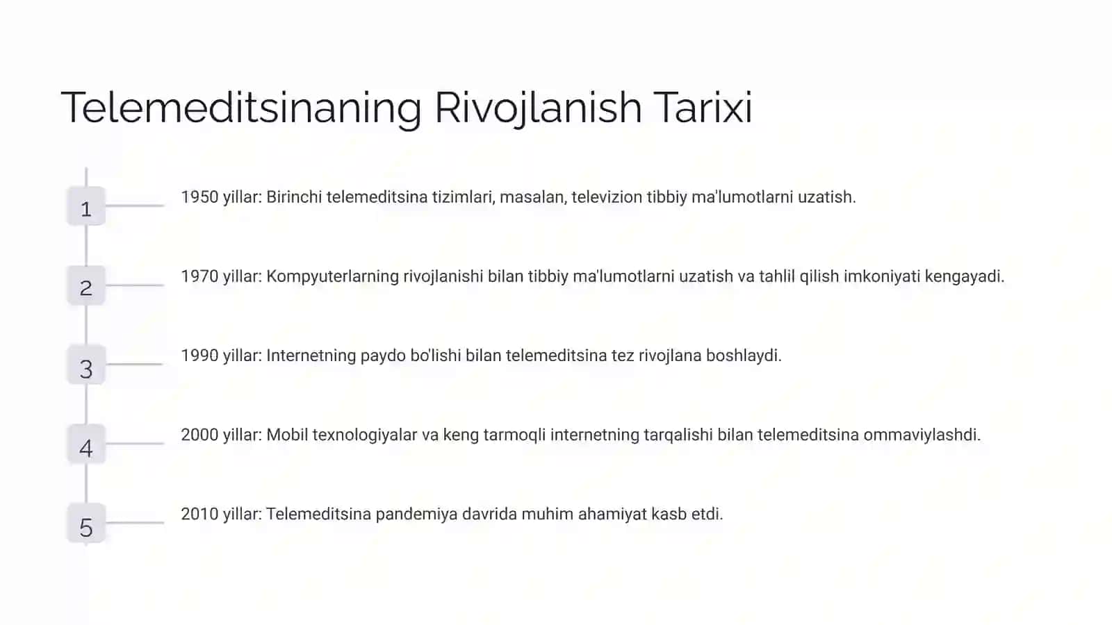 Telemeditsinaning Zamonaviy Dunyodagi O'rni 2