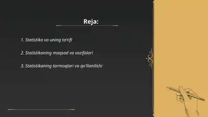 Setatistika faniga kirish 2