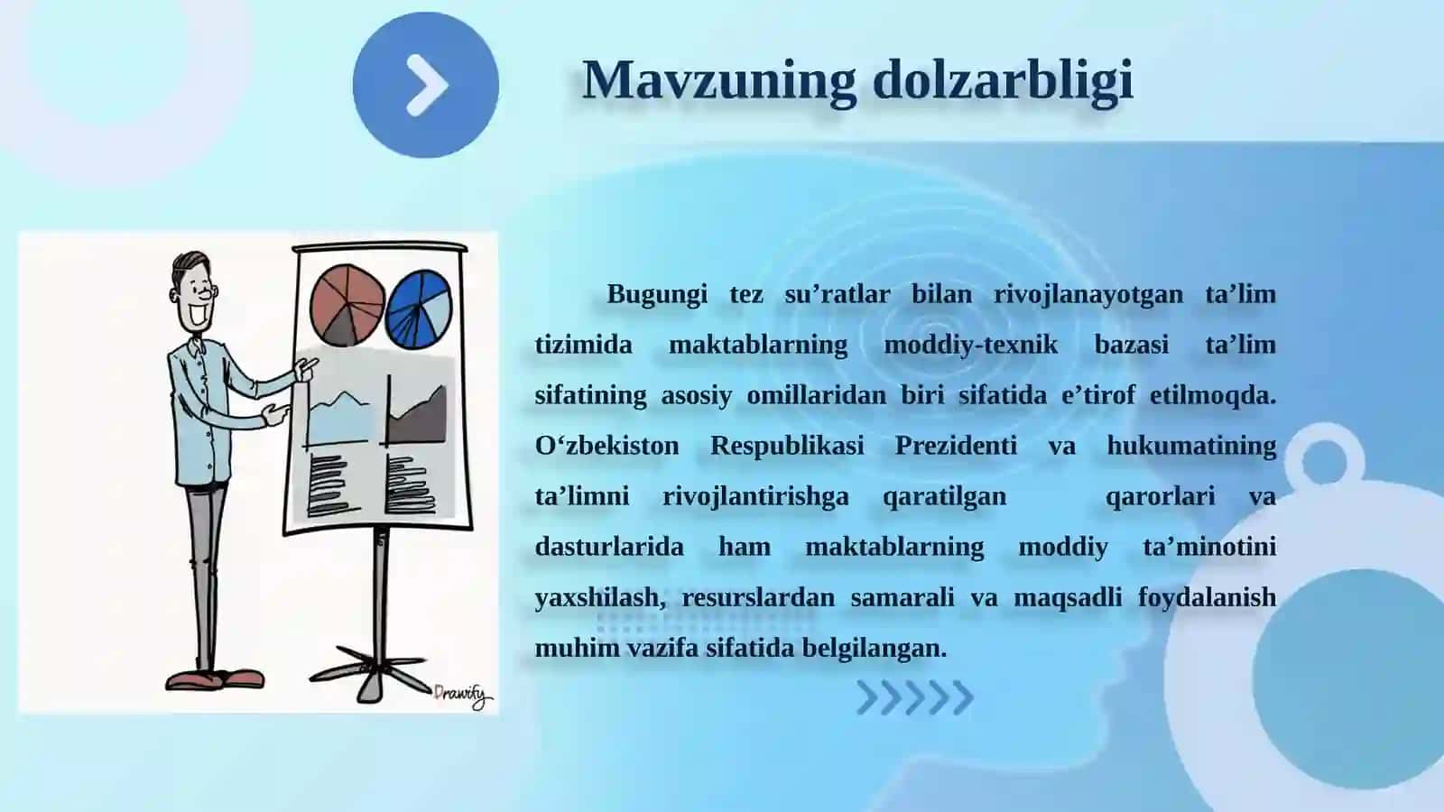 Maktabda moddiy resurslardan samarali foydalanish. taqdimot 2