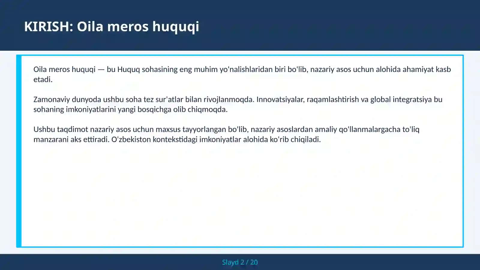 Oila meros huquqi 2