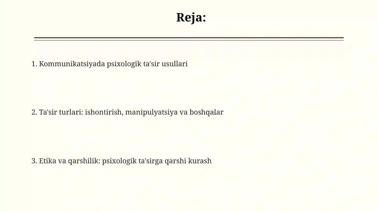Muloqotda psixologik ta'sir vosiralari 2