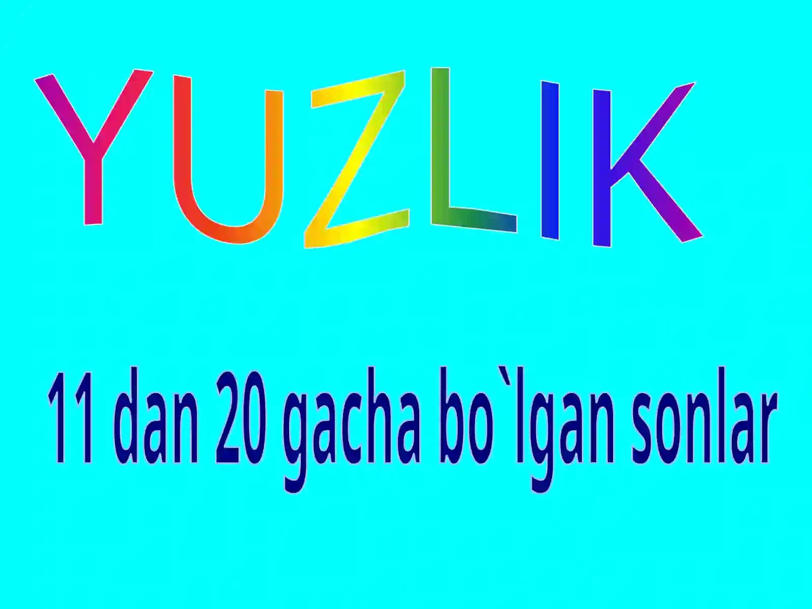 1-sinf matematika fanidan Taqdimoti 2