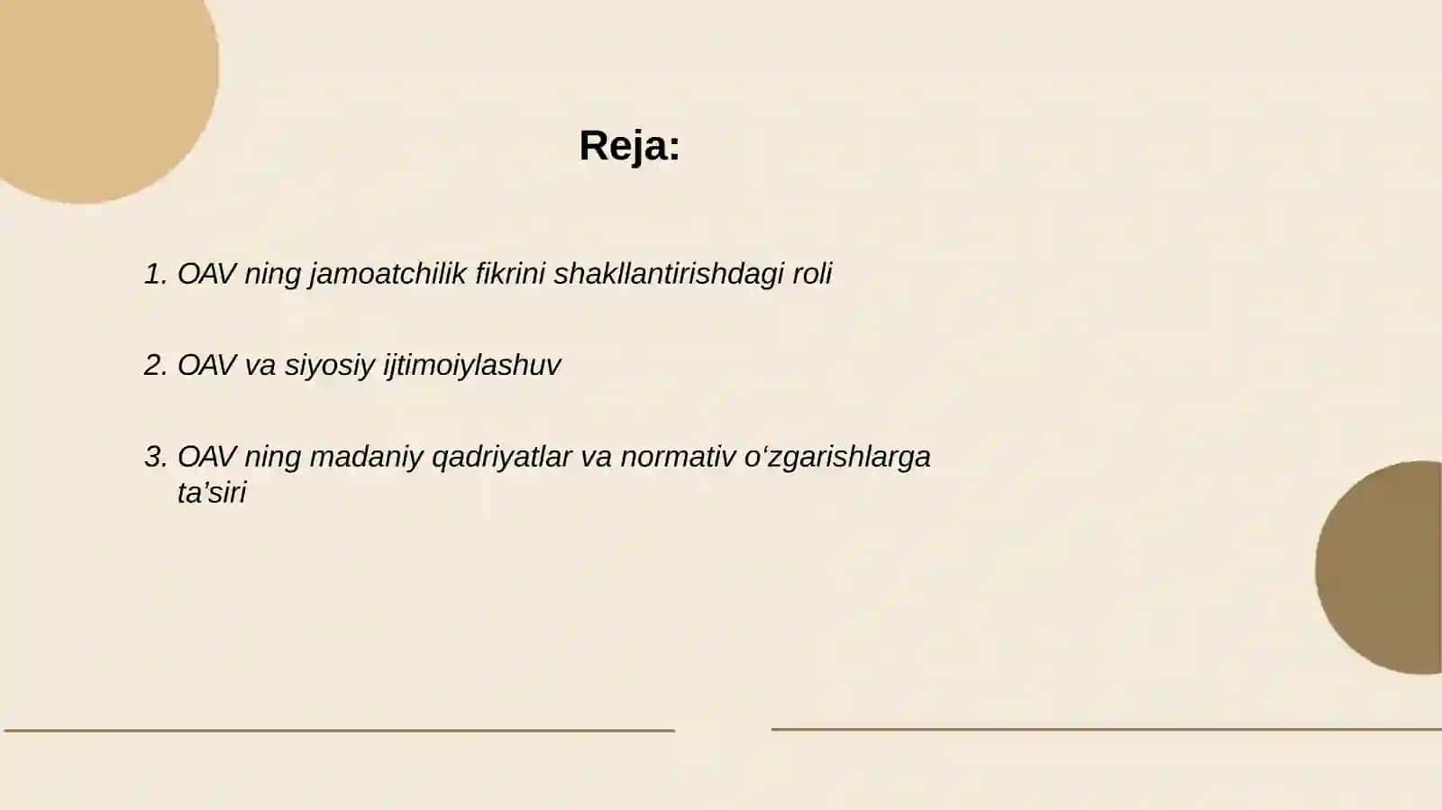 OAVning ijtimoiy ta’sirkuchi 2
