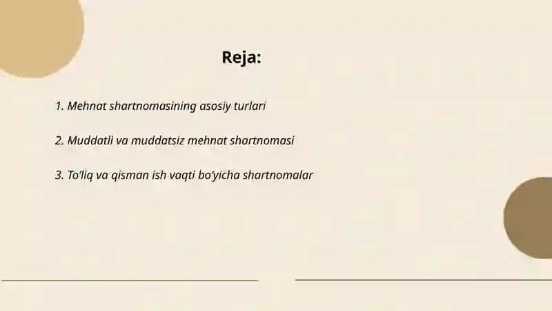 Mehnat shartnomasi 2
