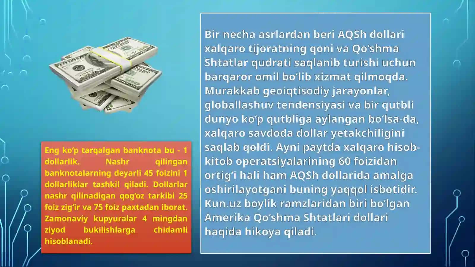 AQSh valyutasining tarixi 2