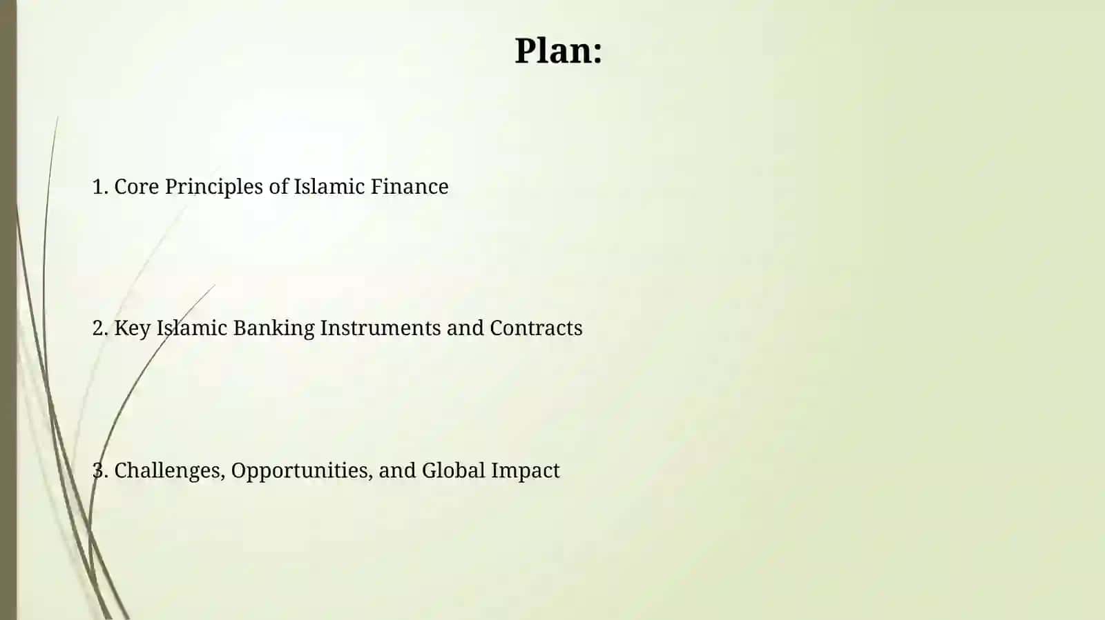 Islamic Banking:Basic principles 2